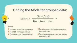 Statistics understanding Mode grouped and ungrouped.pptx