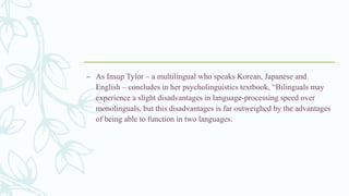 BILINGUALISM | PPTX