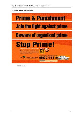 South African Home Loans Case Study