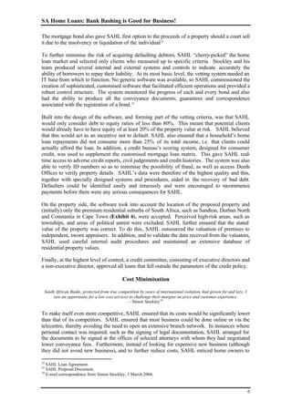 South African Home Loans Case Study