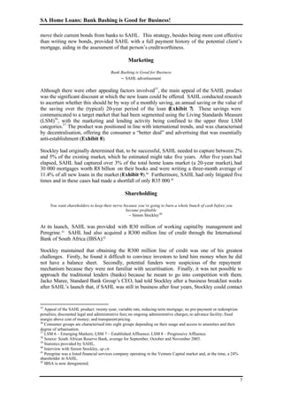 South African Home Loans Case Study