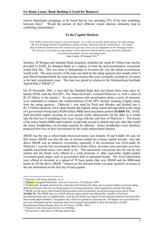 South African Home Loans Case Study