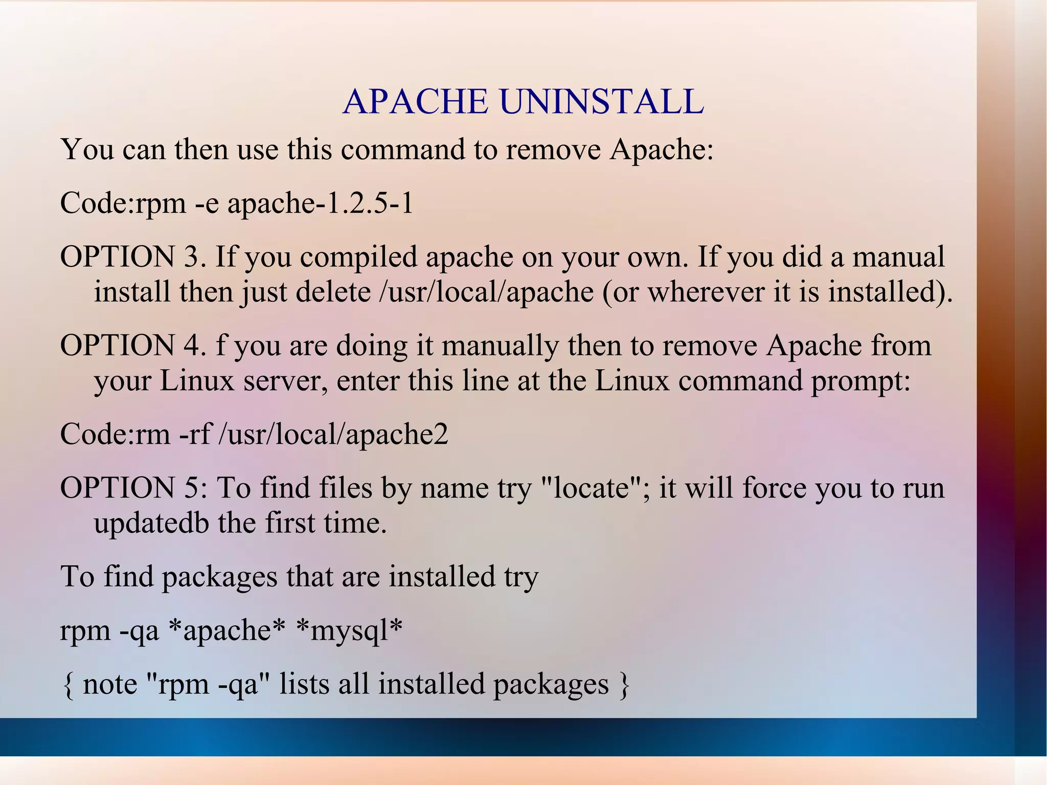 The next step is to install the program and configure it.  