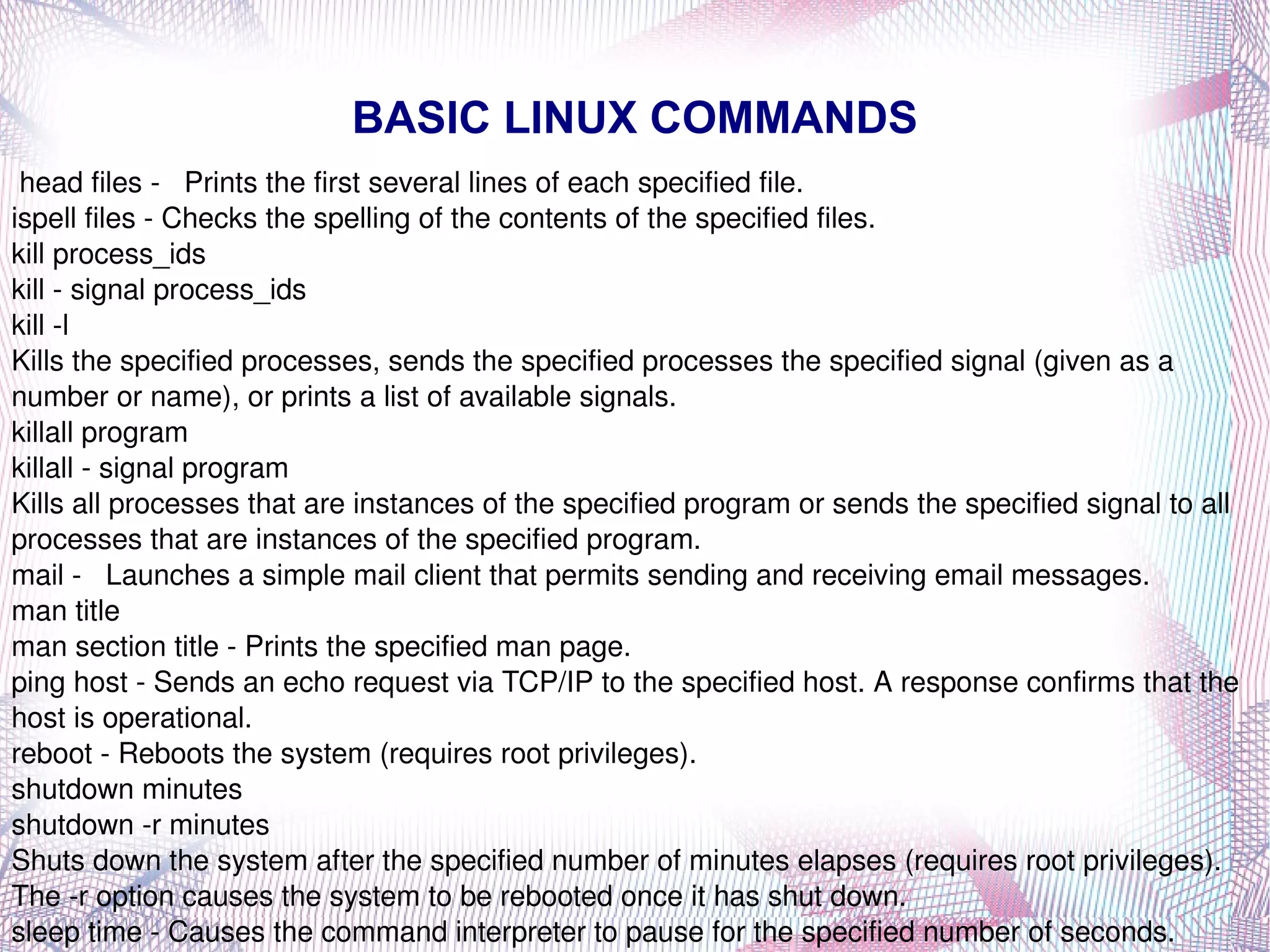 CONTINUING THE INSTALLATION Prepare the Linux filesystems. (If you didn't edit the disk partition table earlier, you will at this stage.) 