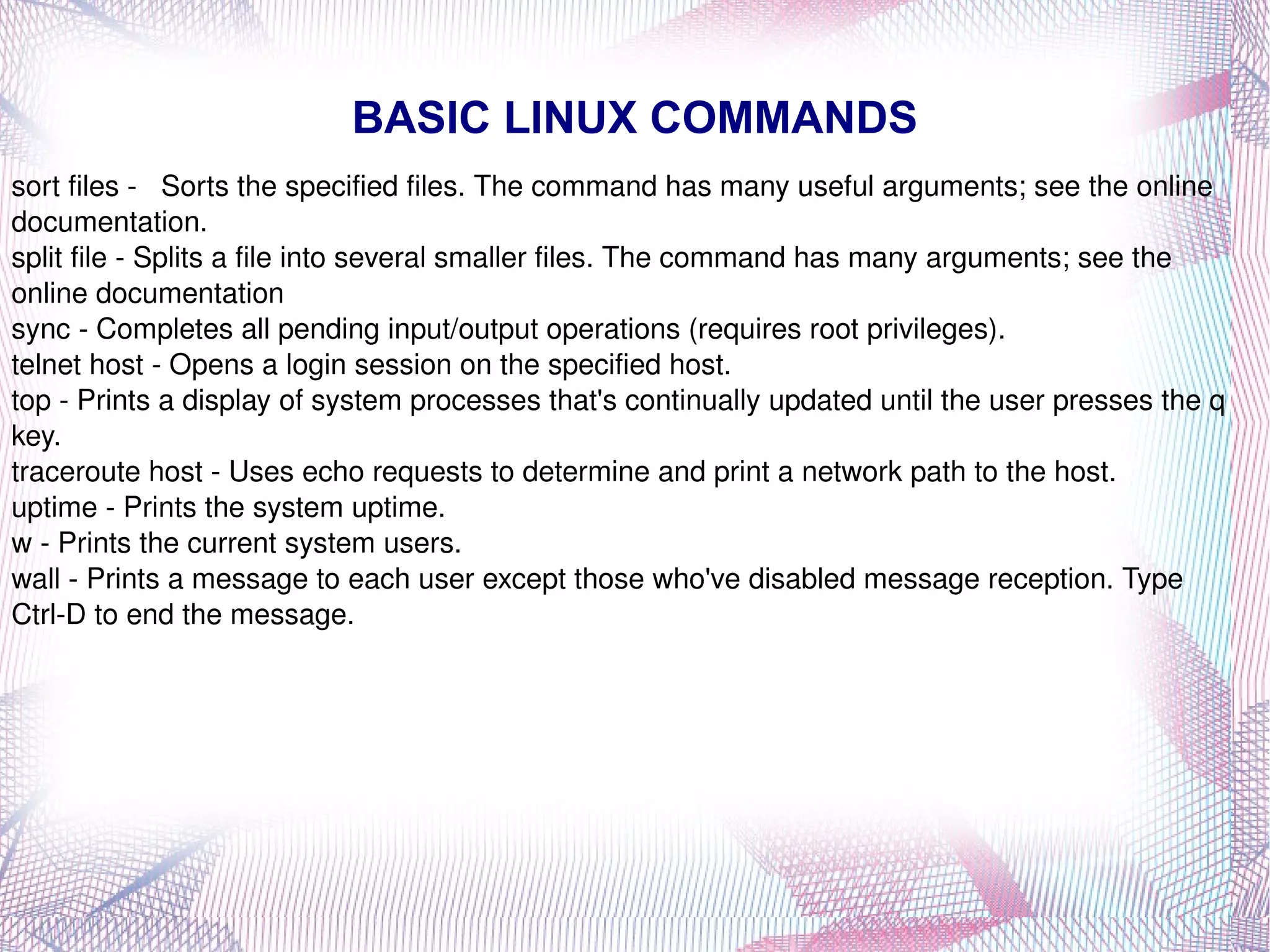 Install a basic production Linux from the CD-ROM. 