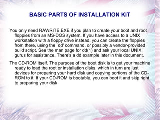 First installation steps:The Easy Way 