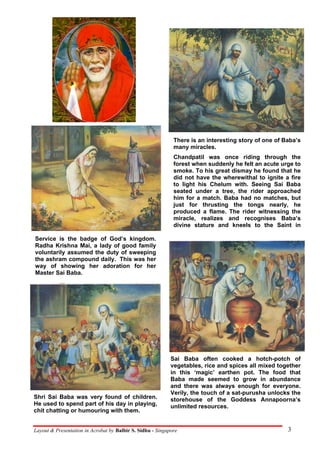 Shirdi Sai Baba pictorial life | PDF