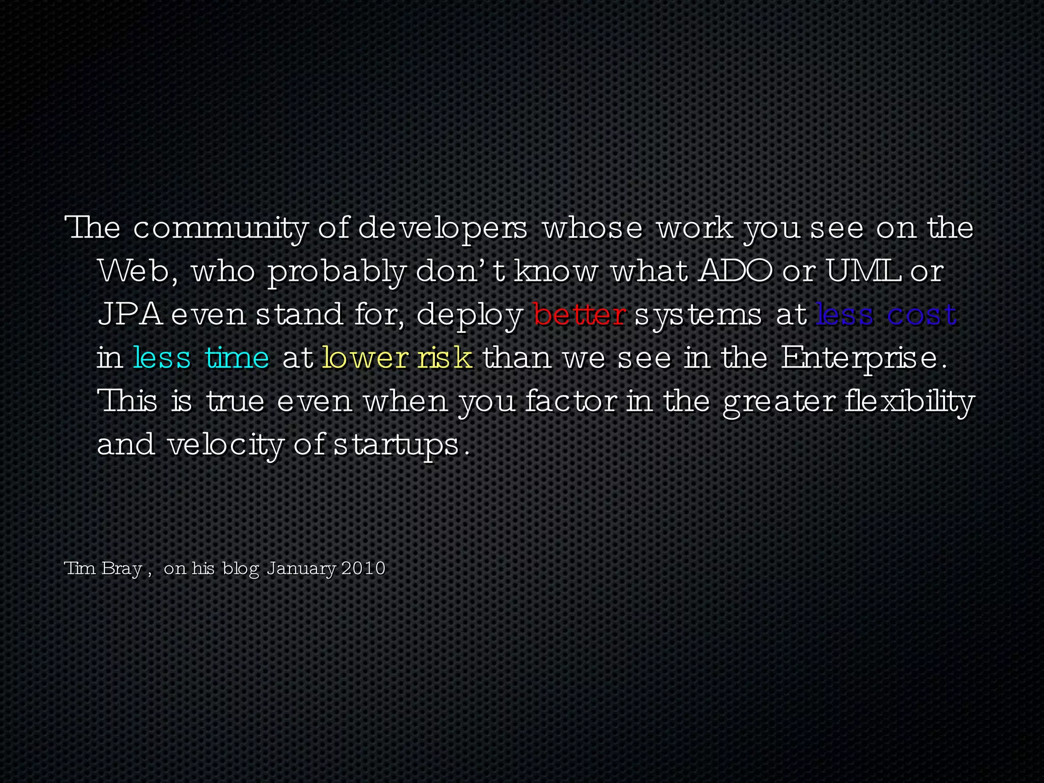 Former Watir team member 