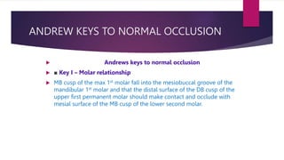 DEVELOPMENT OF OCCLUSION IN PEDIATRIC DENTISTRY | PPTX