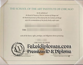SAIC diploma