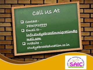 SAIC (Study Abroad Immigration Consultant)
