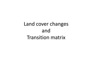 Mapping ecosystem services and trade-offs 