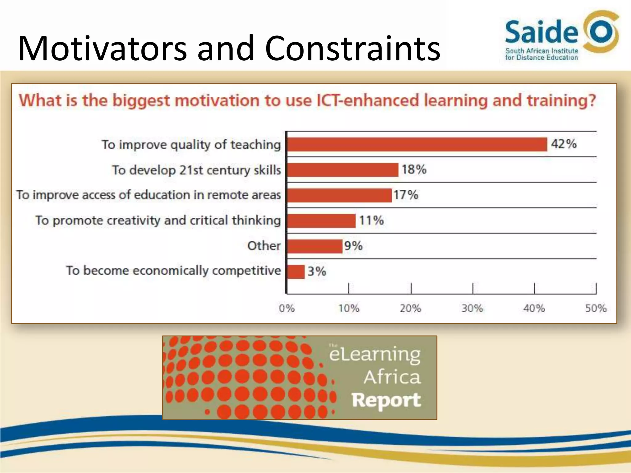 Motivators and Constraints
 