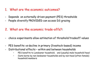 Biodiversity, Ecosystem services, Social sustainability and Tipping points in East African rangelands (BEST) 