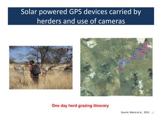 Livelihood diversifying potential of livestock based carbon sequestration options in pastoral and agro pastoral systems in Africa