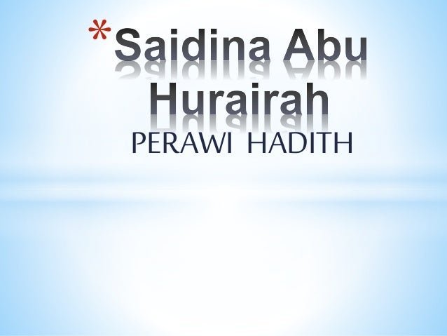 Saidina Abu Hurairah