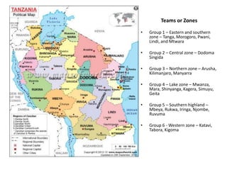 Participatory mapping of livestock stock routes in Tanzania