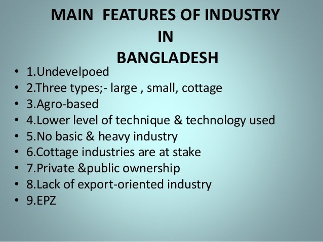 Industrial Sector Of Bangladesh