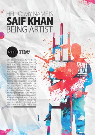 Saif khan   graphic designer - india