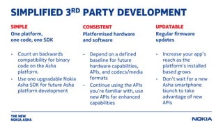 Nokia Asha Developer Opportunity | PPT