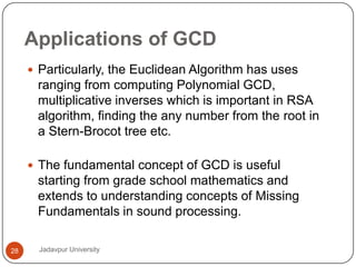 GCD of n Numbers | PPTX