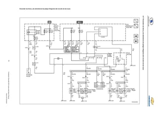 75
Formación
Chevrolet
2010
nueva
vela
Nueva
Técnica
-
Manual
del
Participante
4.7.7
Encender
los
faros
y
de
advertencia
de
peligro
Diagrama
del
circuito
de
las
luces
4.7.7
Encender los faros y de advertencia de peligro Diagrama del circuito de las luces
 