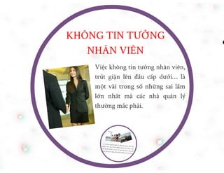 Sai lam cua nhung sep moi