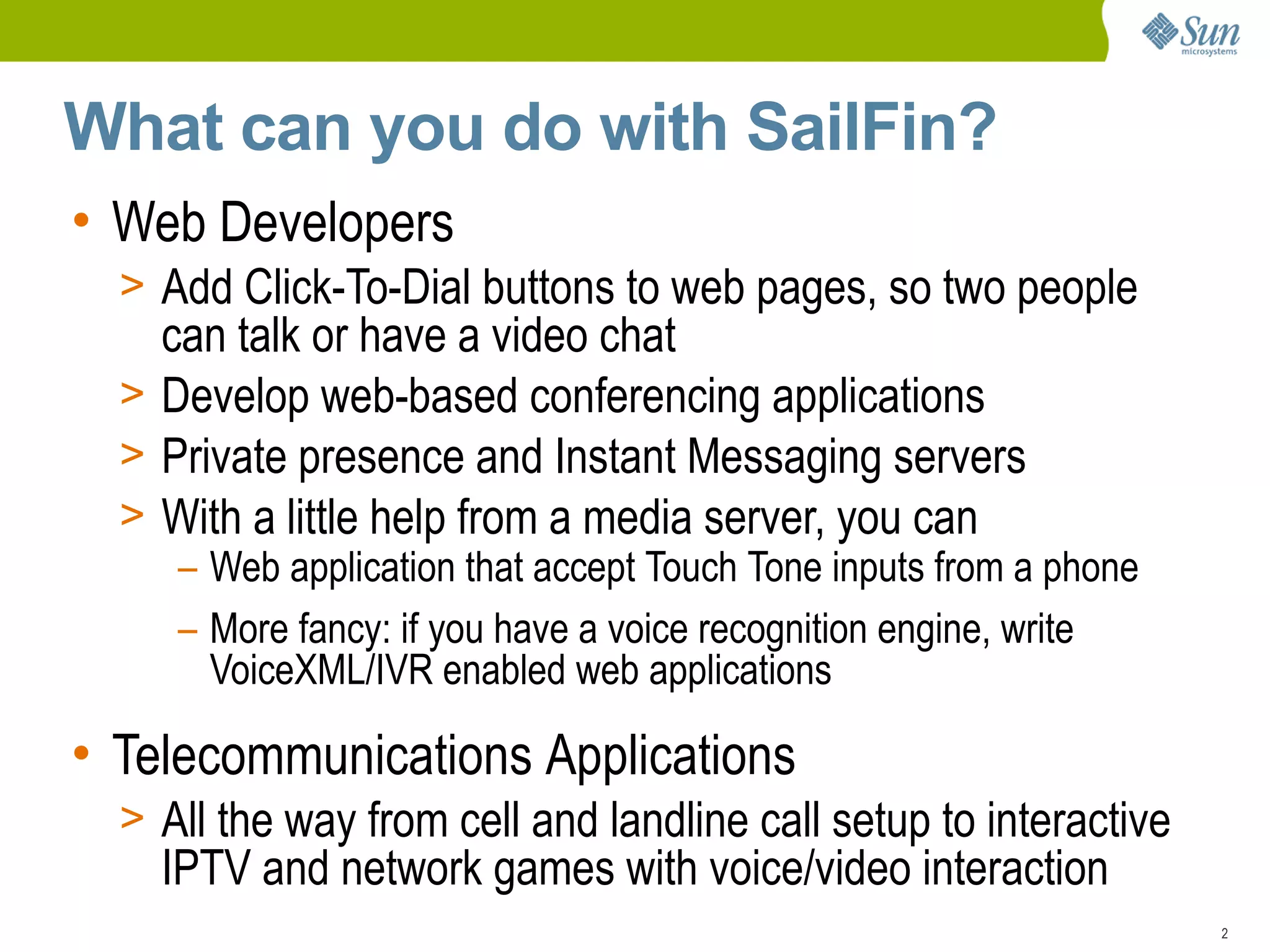 Sail Fin Webinar Overview