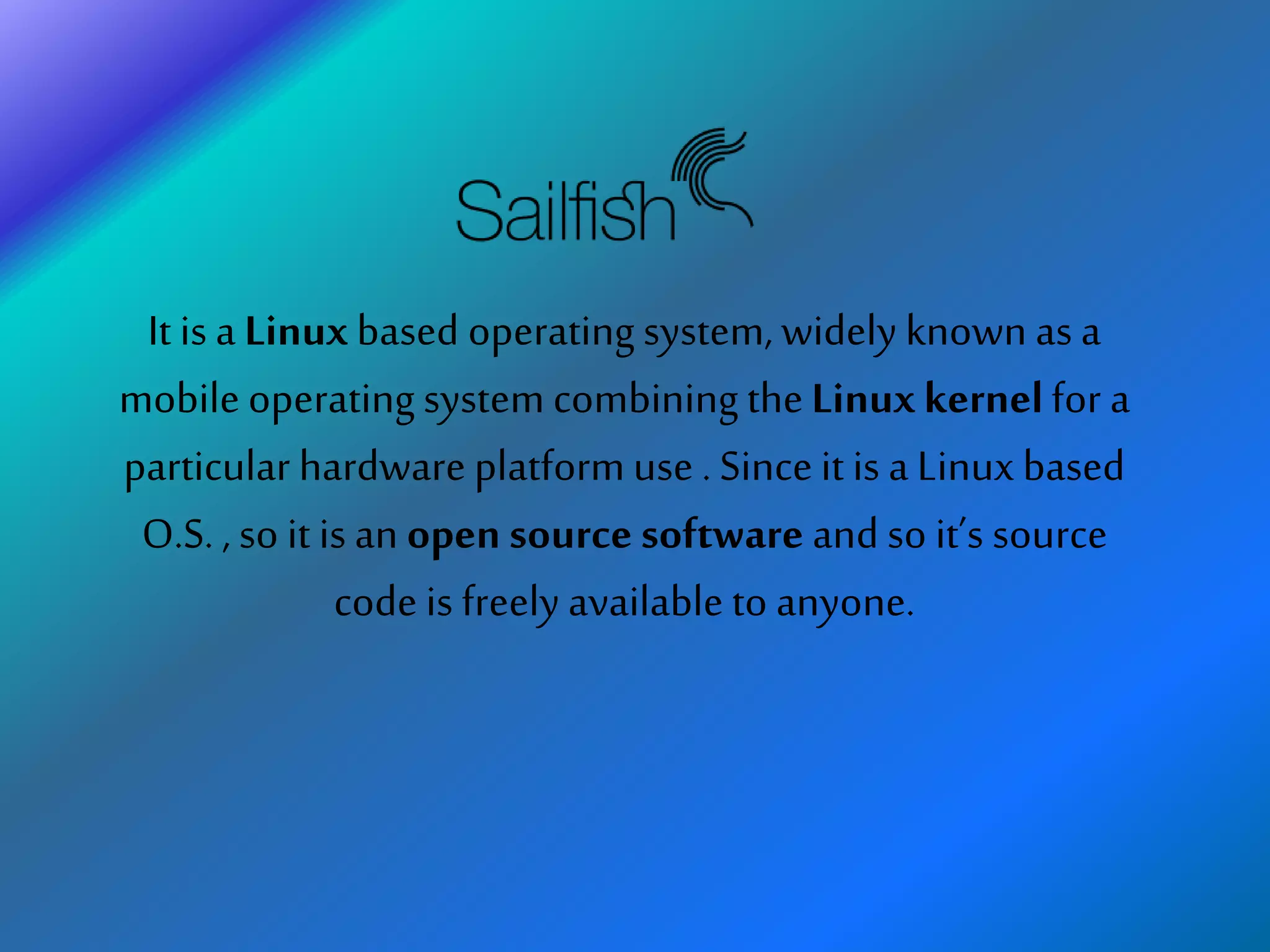 Sailfish OS | PPT