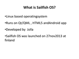 Sailfish os | PPT