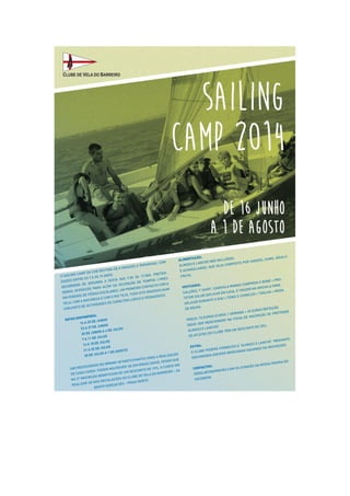 Sailing ficha insc + cartaz
