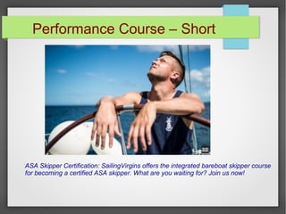 Performance Catamaran Course | PPT