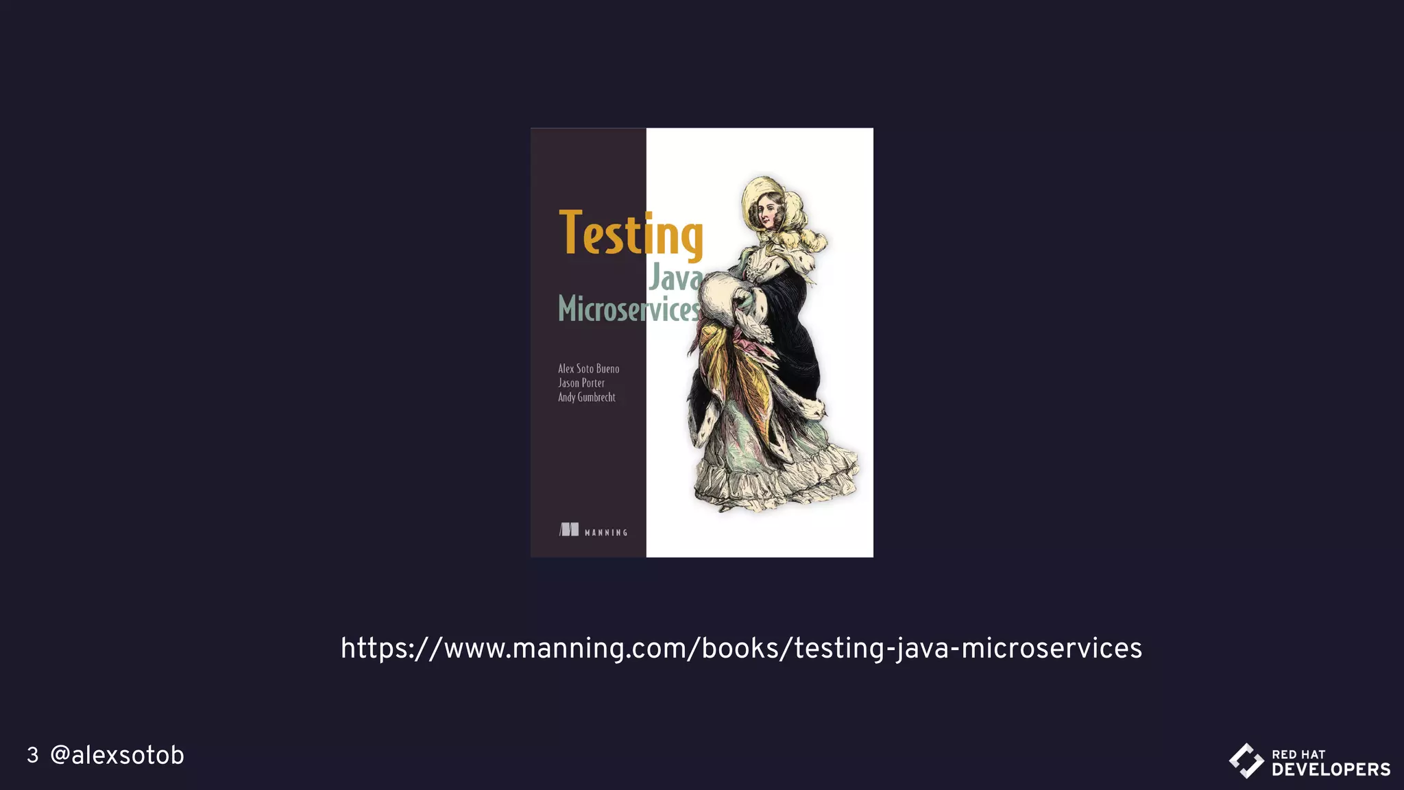 @alexsotob3
https://www.manning.com/books/testing-java-microservices
 