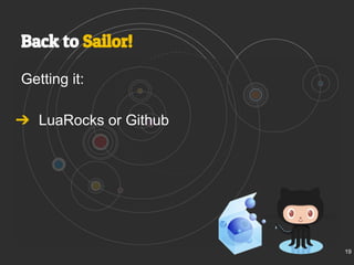 Sailor - A web MVC framework in Lua by Etiene Dalcol (Lua Workshop 2014 ...