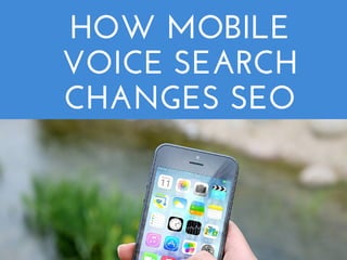 HOW MOBILE
VOICE SEARCH
CHANGES SEO
 