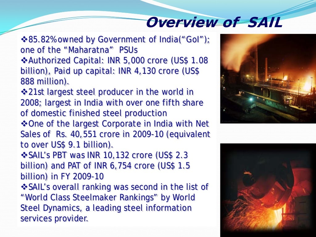 SAILSteel Authority Of India Overview