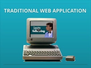 TRADITIONAL WEB APPLICATION

 