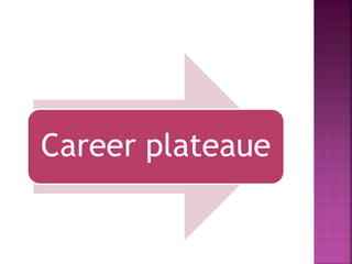 Career plateaue
 
