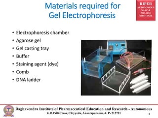 GEL ELECTROPHORESIS | PPT