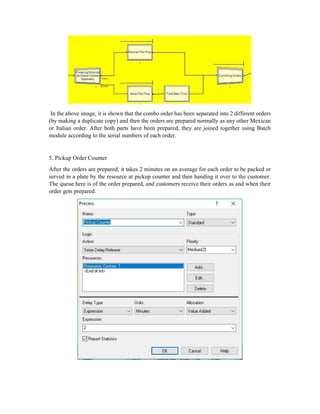 Habanero Restaurant - Simulation Project | PDF