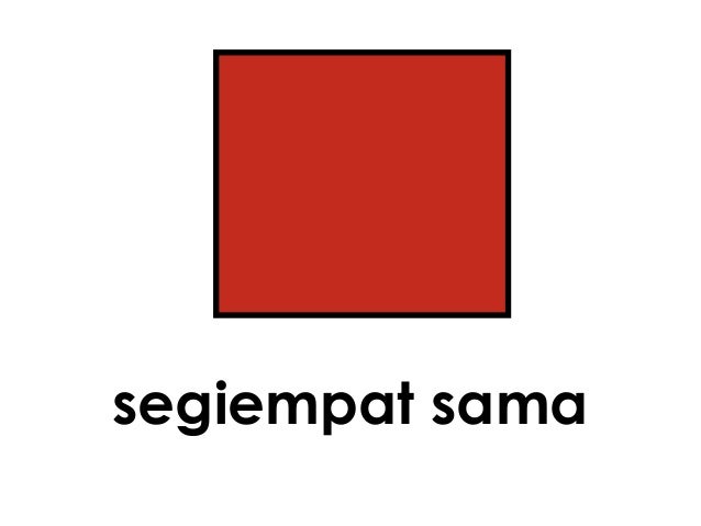 bentuk segi empat sama