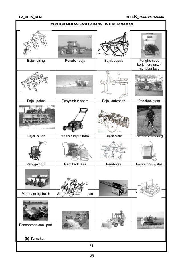 Sains pertanian tahap 1