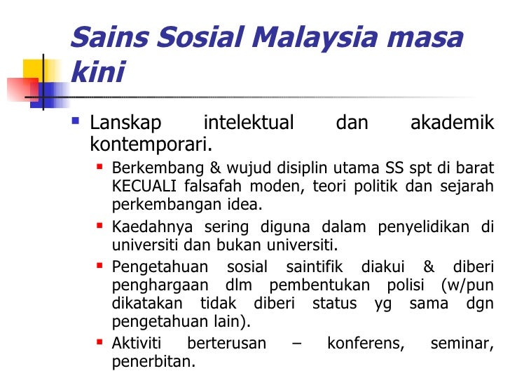 Sains sosial di_malaysia