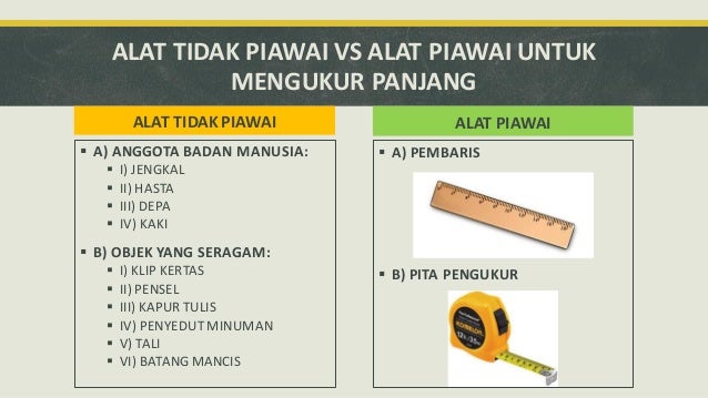 Sains Tahun 4: Unit 4 Pengukuran