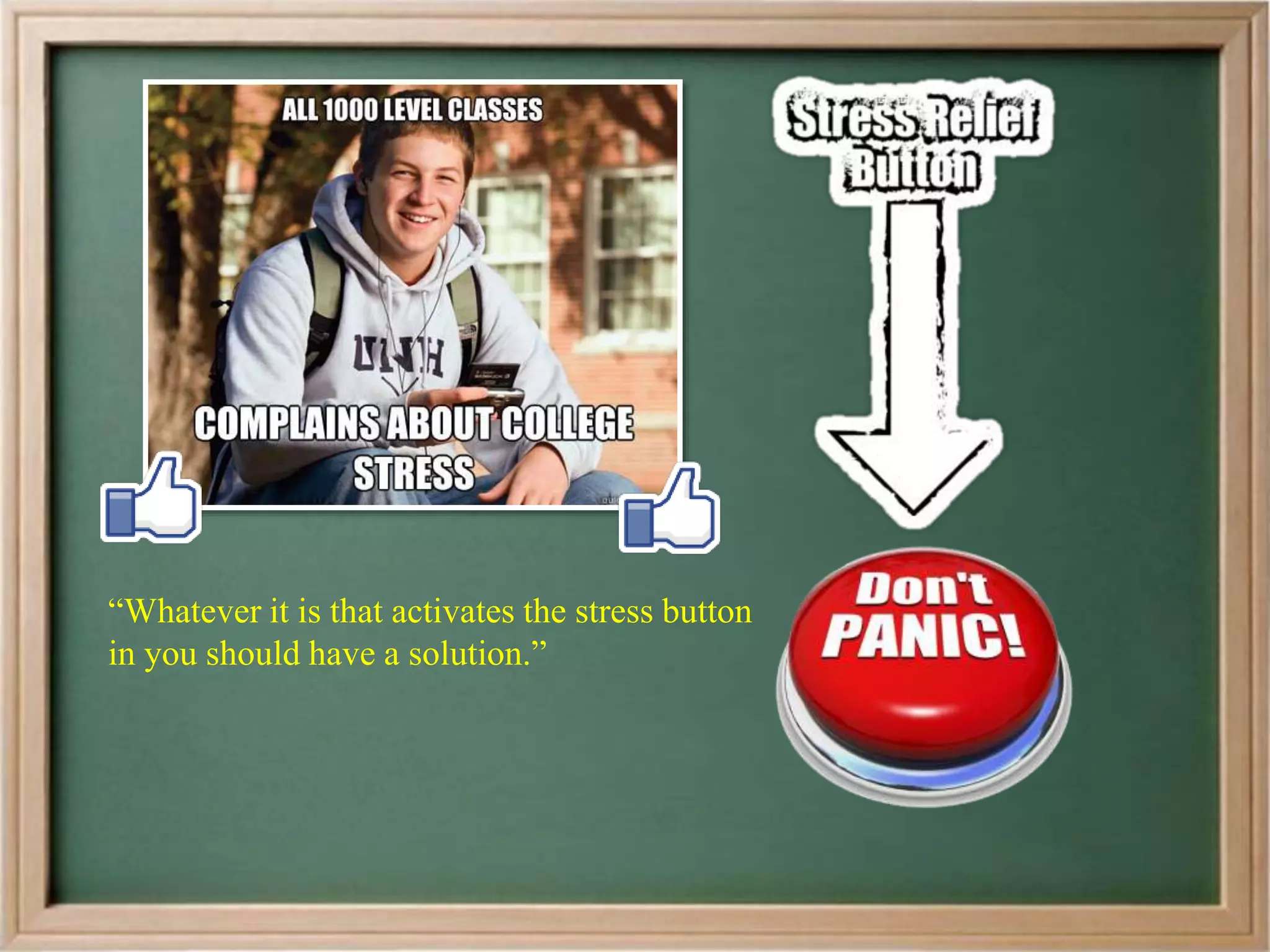 Stress Management 101 for College Students by Saint Francis of Assisi