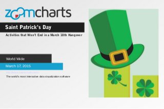Saint Patrick’s Day
March 17, 2015
Activities that Won’t End in a March 18th Hangover
World Wide
http://www.zoomcharts.com/
The world’s most interactive data visualization software
 