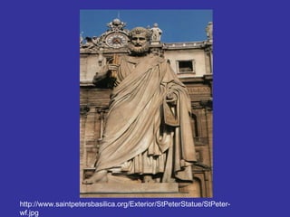 http://www.saintpetersbasilica.org/Exterior/StPeterStatue/StPeter-wf.jpg 