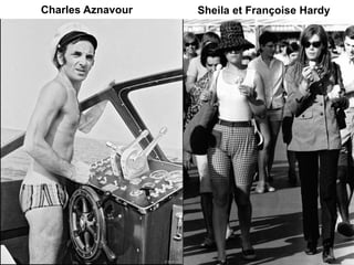 Charles Aznavour Sheila et Françoise Hardy
 