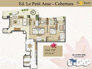 Ed. Le Petit Anse - Cobertura Unid: 1502 475,51 m² 7,52m 