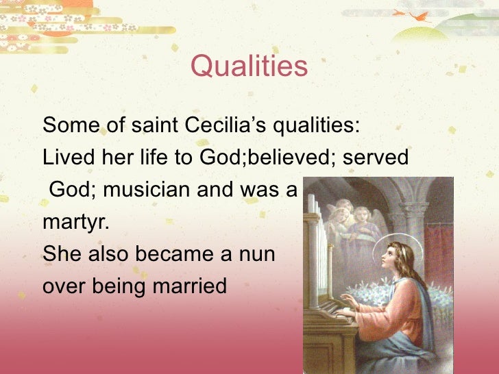 Saint Cecilia